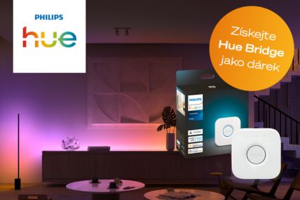 Získejte zdarma Philips Hue Bridge a rozzařte svůj svět chytře s dekolamp.cz!