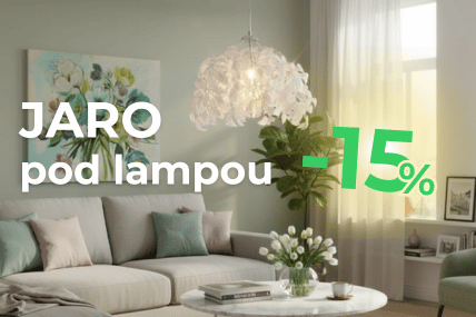 Jaro pod lampou: sleva 15 % nad 3 000 Kč