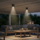 Ideal Lux 236865 venkovní stropní bodová lampa Gun 1x28W | GU10 | IP44 - antracit