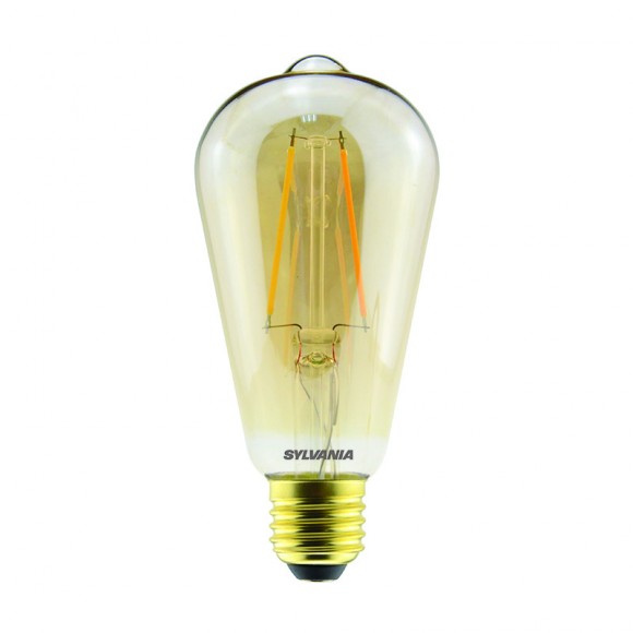 Sylvania 0029310 LED žárovka filament 1x4,5W | E27 | 420lm | 2500K - zlatá