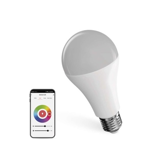 EMOS ZQW516R LED inteligentní žárovka GoSmart  | 14W integrovaný LED zdroj | 1400lm | 2700-6500K