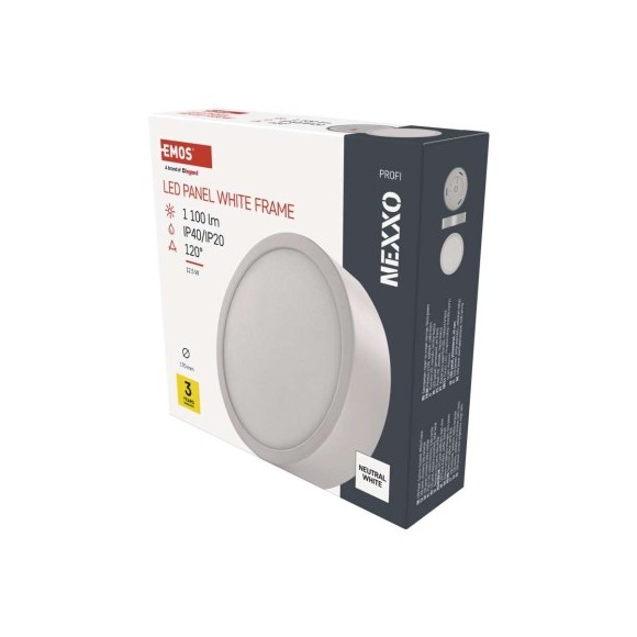 EMOS ZM5135 LED stropnice NEXXO  | 12,5W integrovaný LED zdroj