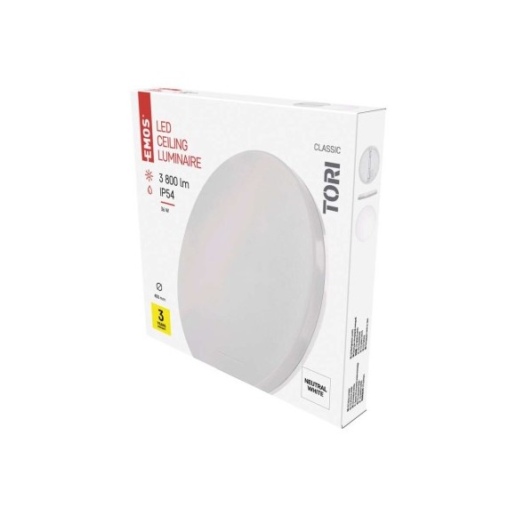 EMOS ZM4325 LED stropnice TORI  | 36W integrovaný LED zdroj | 3800lm | 4000K