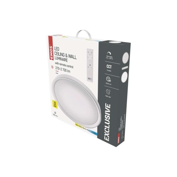 EMOS ZM5169 LED stropnice ILVI  | 45W integrovaný LED zdroj | 2700lm