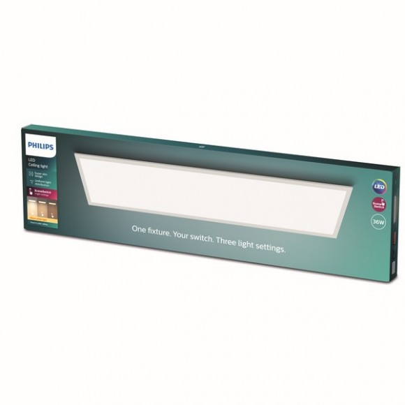 Philips 8719514326729 LED stropní panelové svítidlo Super Slim 1x36W | 3200lm | 2700K - EyeComfort, bílá
