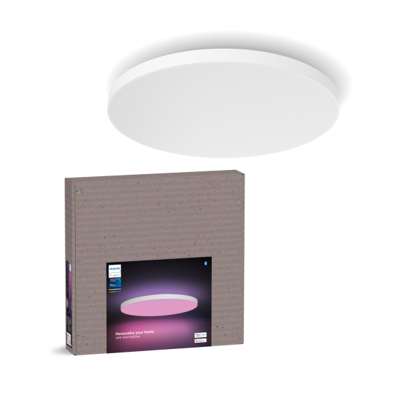 Philips Hue 8720169277557 LED přisazené stropní svítidlo Datura XL Round | 67W integrovaný LED zdroj | 2000-6500+RGBK