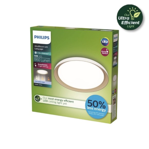 Philips 8720169301078 LED přisazené stropní svítidlo Pebblo  | 10W integrovaný LED zdroj | 1950lm | 4000K