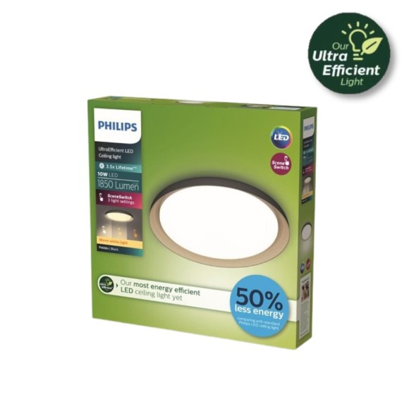 Philips 8720169301092 LED přisazené stropní svítidlo Pebblo  | 10W integrovaný LED zdroj | 1850lm | 2700K