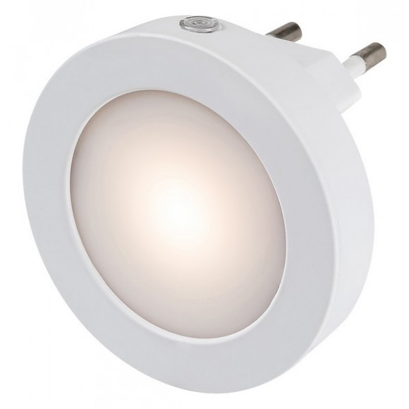Rabalux 2282 LED orientační noční svítidlo Pumkin 1x0,5W | 5lm | 3000K - soumrakový senzor, bílá