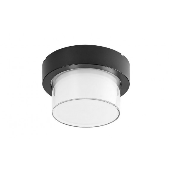 Rabalux 7246 LED venkovní stropní svítidlo Tuya 1x10W | 780lm | 3000-6500K | RGB | IP54 - stmívatelné, Wi-Fi, Bluetooth, černá