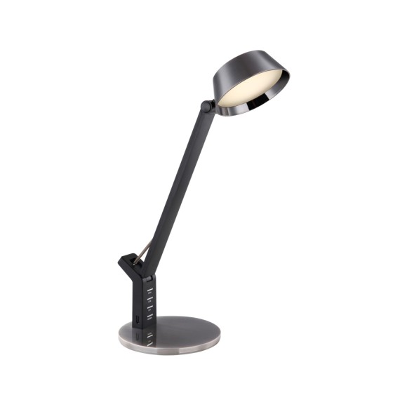 Globo 58422B LED stolní svítidlo Ursino 1x8W | 450lm | 3000-4000-6300K - dotykový spínač, stmívatelné, zlatá, černá