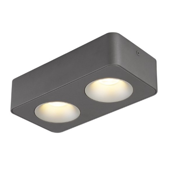 Globo 43100-2 LED bodové stropní svítidlo HANGARAU  | 11W integrovaný LED zdroj | 600lm | 3000K