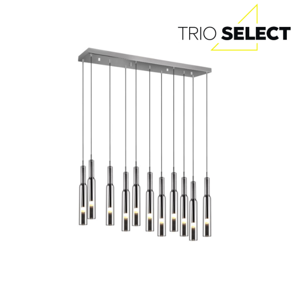 Trio SELECT 344511106  LED závěsné stropní svítidlo LUCENT  | 11x3W integrovaný LED zdroj | 11x280lm | 2300+3000+4000K