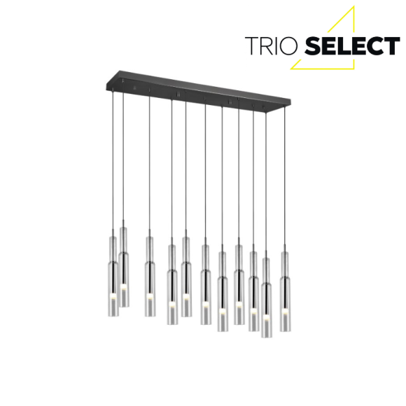 Trio SELECT 344511120  LED závěsné stropní svítidlo LUCENT  | 11x3W integrovaný LED zdroj | 11x280lm | 2300+3000+4000K