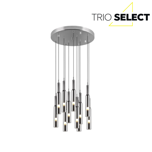 Trio SELECT 344531106  LED závěsné stropní svítidlo LUCENT  | 11x3W integrovaný LED zdroj | 11x280lm | 2300+3000+4000K