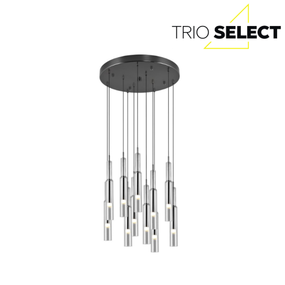 Trio SELECT 344531120 LED závěsné stropní svítidlo LUCENT  | 11x3W integrovaný LED zdroj | 11x280lm | 2300+3000+4000K