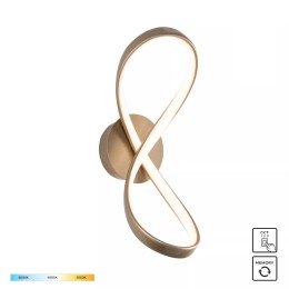 Zuma Line 20026W-GD LED nástěnné svítidlo FERMI | 12W integrovaný LED zdroj | 3000/4000/6000K