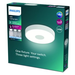 Philips 8720169301276 LED přisazené stropní svítidlo Coiner  | 24W integrovaný LED zdroj | 2800lm |