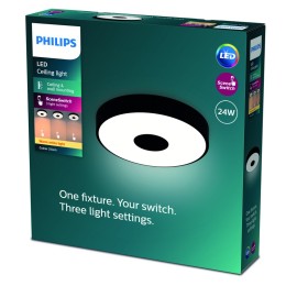 Philips 8720169301290 LED přisazené stropní svítidlo Coiner  | 24W integrovaný LED zdroj | 2700lm |