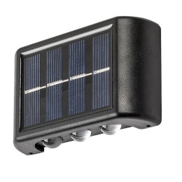 Rabalux 98077024 LED solární venkovní nástěnné svítidlo Kangton | 1,2W integrovaný LED zdroj | 8lm |