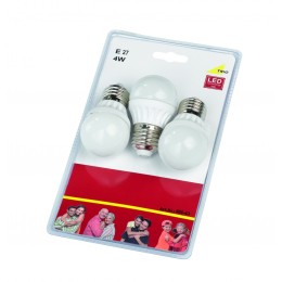 Trio 986-43 3x LED žárovka mini Tropfen 1x4W | E27 | 320lm | 3000K