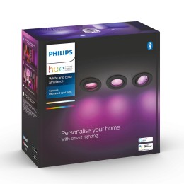 Philips Hue  8720169318977 LED sada zápustných svítidel Centura  | 3x4,2W GU10 | 3x350lm | 2000-6500